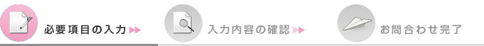 必要項目の入力